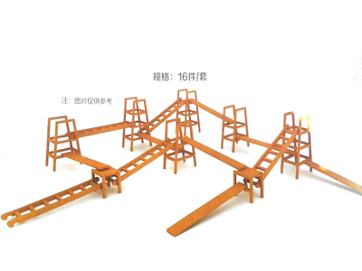 木制体能训练组合