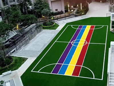 承接化隆县幼儿园人造草坪厂家定制批发