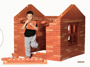 EVA砖筑拼插积木-凉棚造型