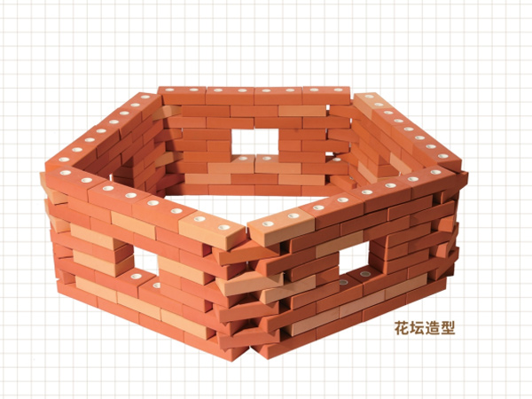 EVA砖筑拼插积木-花坛造型