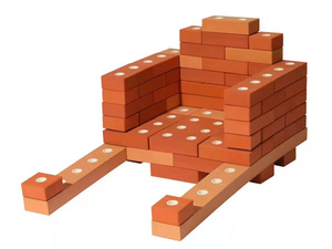 EVA砖筑拼插积木-轿子造型